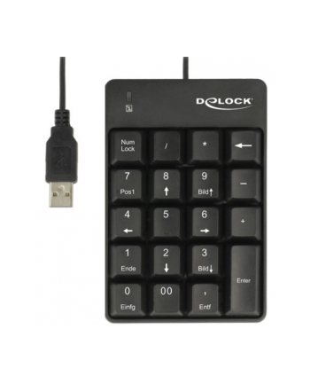Klawiatura Delock numeryczna USB 19 klawiszy