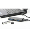 HUB/Koncentrator Ednet 4-portowy USB 3.0 SuperSpeed, aktywny, czarny - nr 11