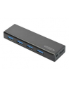 HUB/Koncentrator Ednet 4-portowy USB 3.0 SuperSpeed, aktywny, czarny - nr 16