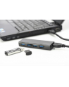 HUB/Koncentrator Ednet 4-portowy USB 3.0 SuperSpeed, aktywny, czarny - nr 4