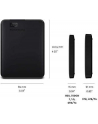WESTERN DIGITAL Dysk WD Elements Portable 1TB USB3.0/USB2.0 Black - nr 142