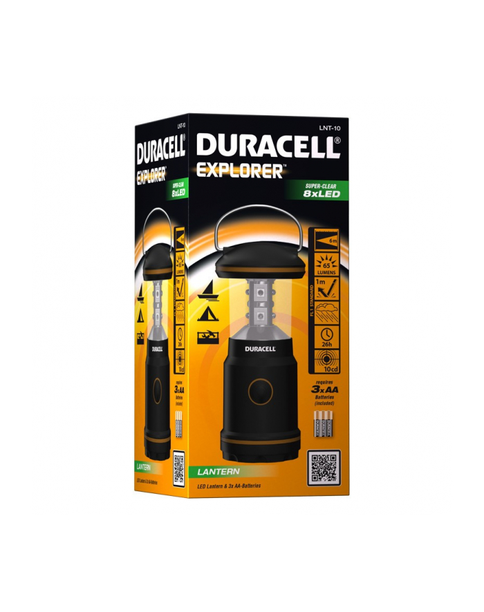 Duracell Latarka LED EXPLORER LNT-10, system handfree + 3x AA główny