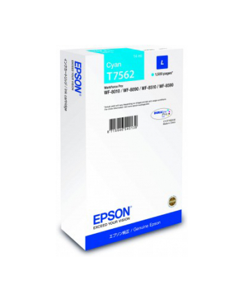 Ink Epson T7562 Cartridge L Cyan | 14 ml | WF-8xxx Series