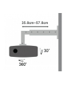 Techly Uniwersalny uchwyt ścienny do projektora 36-58 cm, 15 kg, srebrny - nr 5