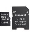 Integral microSDXC 280-100MB UHS-II V60 + SD Adapter, 128GB - nr 4