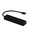 iTec i-tec USB C Slim 3-port HUB Gigabit Ethernet USB 3.0 do RJ-45 3x USB 3.0 - nr 19