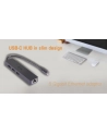 iTec i-tec USB C Slim 3-port HUB Gigabit Ethernet USB 3.0 do RJ-45 3x USB 3.0 - nr 33
