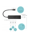 iTec i-tec USB C Slim 3-port HUB Gigabit Ethernet USB 3.0 do RJ-45 3x USB 3.0 - nr 35