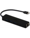 iTec i-tec USB C Slim 3-port HUB Gigabit Ethernet USB 3.0 do RJ-45 3x USB 3.0 - nr 52