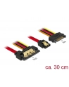 Delock Przewód SATA 6 Gb/s, 7pin żeński+15pin zasilanie SATA męski>22pin SATA - nr 3
