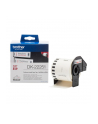 Taśma Brother Continuous Paper roll 62mm Black & Red on white - nr 31
