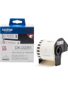 Taśma Brother Continuous Paper roll 62mm Black & Red on white - nr 40