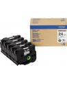 Taśma Brother 24mm Black/White (5 sztuk)  High Grade Tape - nr 15