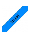 Taśma Brother 12mm BLACK ON BLUE TAPE - nr 23