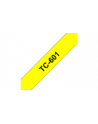 Taśma Brother 12mm BLACK ON YELLOW TAPE - nr 5