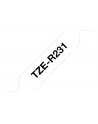 Taśma Brother 12mm Black/White ribbon tape - nr 32