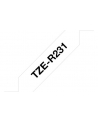 Taśma Brother 12mm Black/White ribbon tape - nr 35