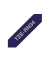 Taśma Brother 12mm Gold/Navy-blue ribbon - nr 25