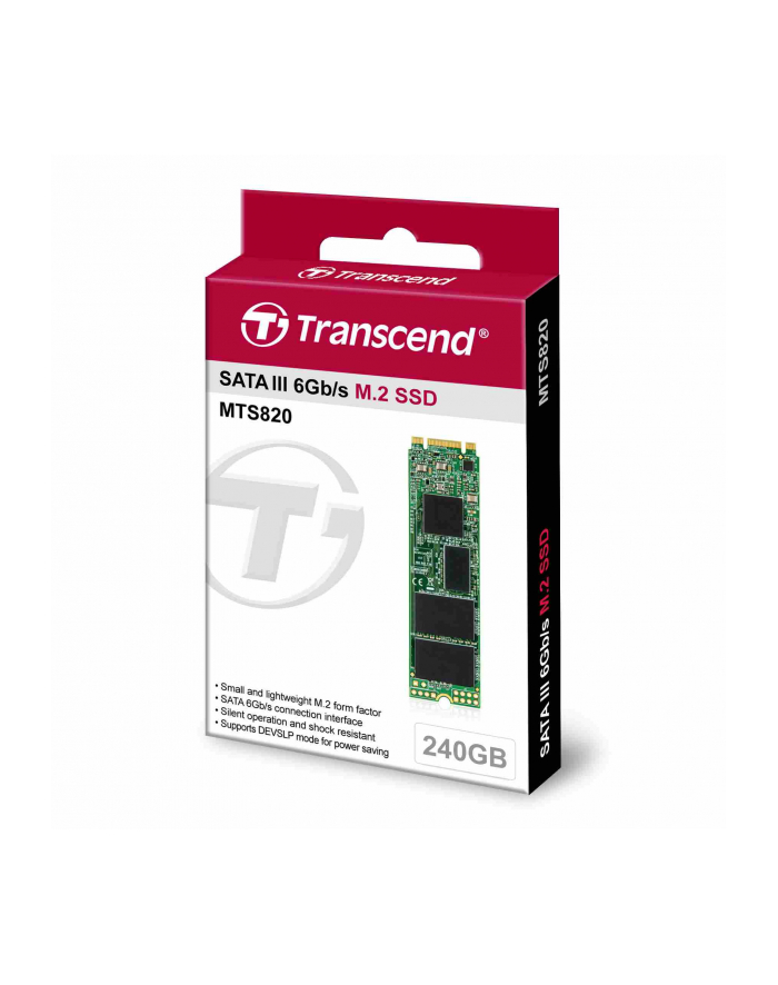 Transcend SSD 240GB, M.2 2280, SATA3, TLC główny