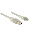 Delock Kabel USB 2.0 AM > USB 2.0 Micro BM, 0.5m, przezroczysty - nr 4