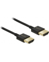 Delock Kabel High Speed HDMI with Ethernet HDMI AM > HDMI AM 3D 4K 1m Slim - nr 13