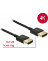 Delock Kabel High Speed HDMI with Ethernet HDMI AM > HDMI AM 3D 4K 1m Slim - nr 14