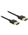 Delock Kabel High Speed HDMI with Ethernet HDMI AM > HDMI AM 3D 4K 1m Slim - nr 15