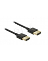 Delock Kabel High Speed HDMI with Ethernet HDMI AM > HDMI AM 3D 4K 1m Slim - nr 4