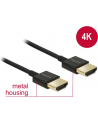 Delock Kabel High Speed HDMI with Ethernet HDMI AM > HDMI AM 3D 4K 0.25m Slim - nr 3