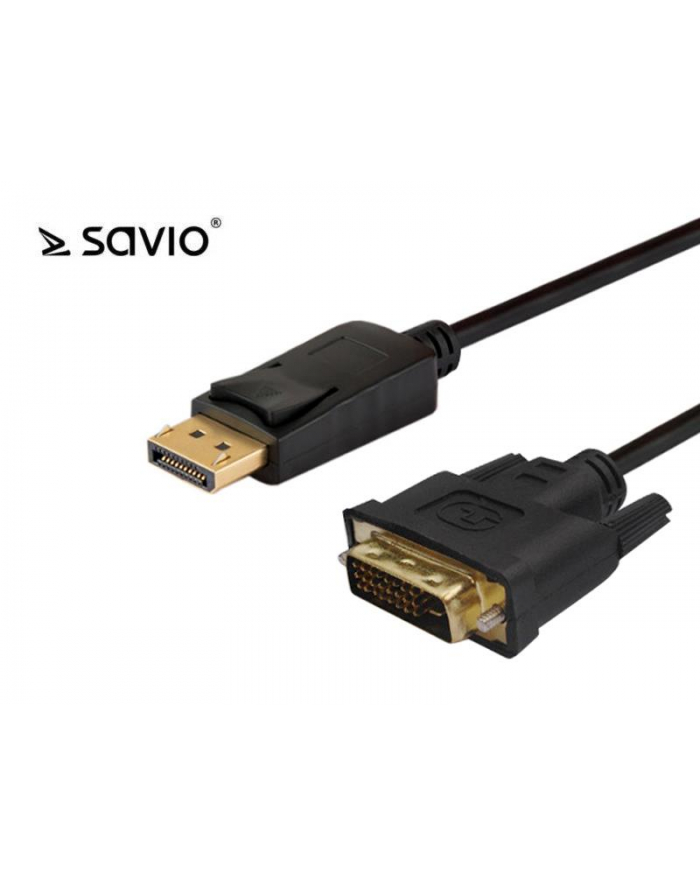 SAVIO CL-106 Cable displayPort to DVI 1,8m główny