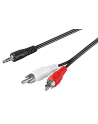 Techly Kabel audio stereo Jack 3.5mm na 2x RCA M/M 1,5m - nr 1