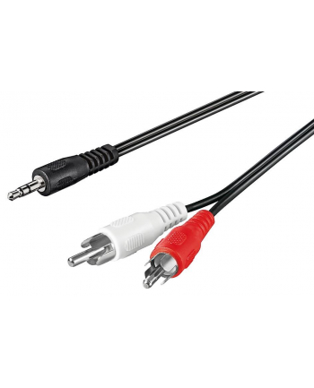 Techly Kabel audio stereo Jack 3.5mm na 2x RCA M/M 1,5m