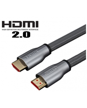 Unitek Kabel LUX HDMI v.2.0 M/M 2.0m, w oplocie, Y-C138RGY