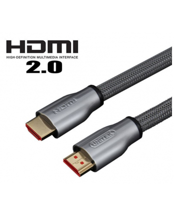 Unitek Kabel LUX HDMI v.2.0 M/M 10.0m, w oplocie, Y-C142RGY