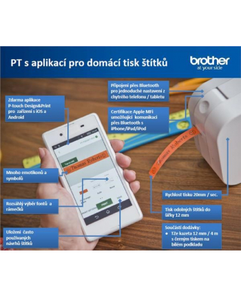 Brother Drukarka etykiet P-touch PTP300BTYJ1