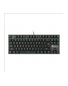 Natec Klawiatura GENESIS THOR 300 TKL GAMING Zielone podświetlenie USB, US layout - nr 13