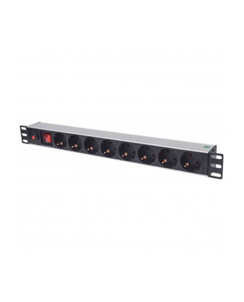 Intellinet Network Solutions Intellinet Listwa zasilająca rack 19'' 1U 250V/16A 8x Schuko 3m włącznik nr 1