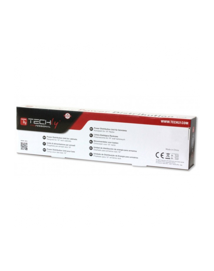 Techly Pro TechlyPro Listwa zasilająca 19'' 1,5U 250V/16A 6x Schuko 3m włącznik instalacyjny główny