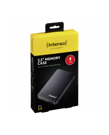 Intenso Dysk Zewnętrzny 4TB MemoryCase Czarny 2,5'' USB 3.0