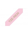 Taśma Brother 12mm Gold/Pink ribbon tape - nr 11