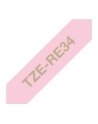 Taśma Brother 12mm Gold/Pink ribbon tape - nr 20