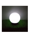 GreenBlue GB123 Solarna lampa wolnostojaca ogrodowa - kula 20x20x53cm, bialy LED - nr 7