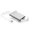 RaidSonic Icy Box Adapter do 2.5'' HDD SSD z kablem USB 3.0, Biały - nr 1