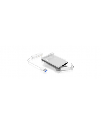 RaidSonic Icy Box Adapter do 2.5'' HDD SSD z kablem USB 3.0, Biały