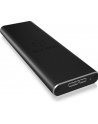 RaidSonic Icy Box obudowa zewnętrzna na dysk M.2 SATA SSD, USB 3.0, Czarna - nr 34