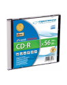 CD-R ESPERANZA [ slim jewel case 1 | 700MB | 56x | Silver ] - karton 200 - nr 1