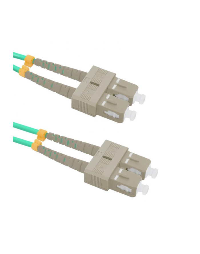 Qoltec Optic Patchcord SC/UPC - SC/UPC MM 50/125 OM4 10m główny