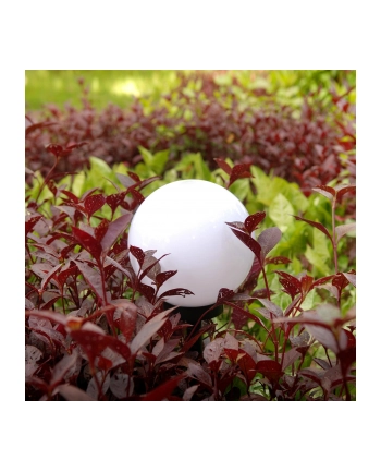 GreenBlue GB124 Solarna lampa wolnostojaca ogrodowa - kula 20x20x53cm, kolor LED