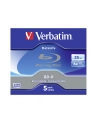 BluRay BD-R SINGLE LAYER DATALIFE Verbatim [ Jewel Case 5 | 25GB | 6x - nr 21