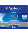 BluRay BD-R SINGLE LAYER DATALIFE Verbatim [ Jewel Case 5 | 25GB | 6x - nr 6